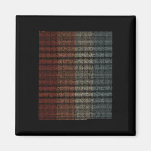 Íman Vintage 10000 Dígitos - Sinal Pi - Matemática -