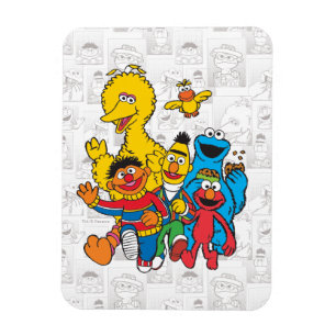 Íman Vintage 123 Sesame Street