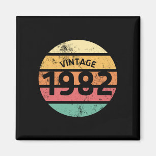 Íman Vintage 1982 aniversário de 40 anos Incrível Retro