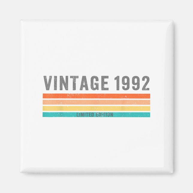 Íman Vintage 1992 Limited Edition - 33rd Birthday Gift  (Frente)