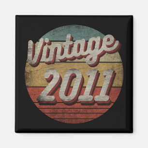 ÍMAN VINTAGE 2011 HOMENS MULHERES PRESENTE DE ANIVERSÁR