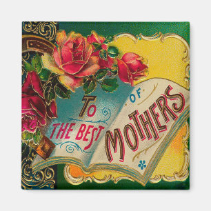 Íman Vintage à saudação do Dia de as mães das melho