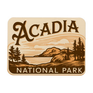 Íman Vintage Acadia National Park Bar Harbor