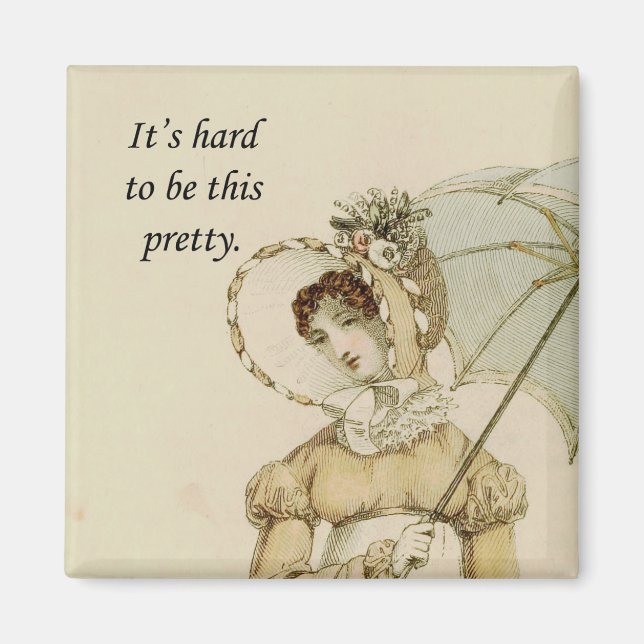 Íman Vintage Ackermann Mulher Bonito (Frente)