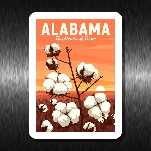 Íman Vintage Alabama (Criador carregado)