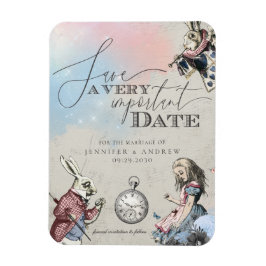 Íman Vintage Alice In Wonderland Salve a Data