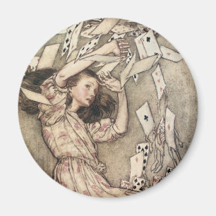 Íman Vintage Alices Adventures em Wonderland por Rackha