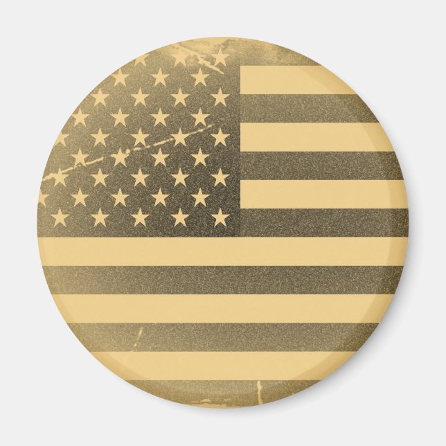 Íman Vintage American Flag (Frente)