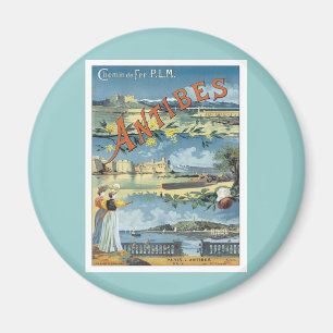 Íman Vintage Antibes mediterrâneo