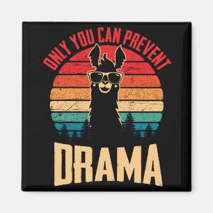 Íman Vintage Apenas Você Pode Impedir Drama Llama