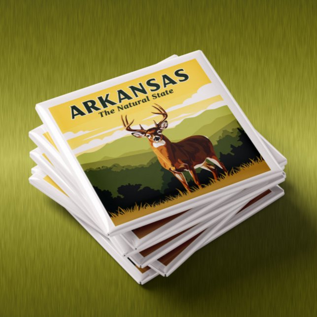 Íman Vintage Arkansas (Criador carregado)