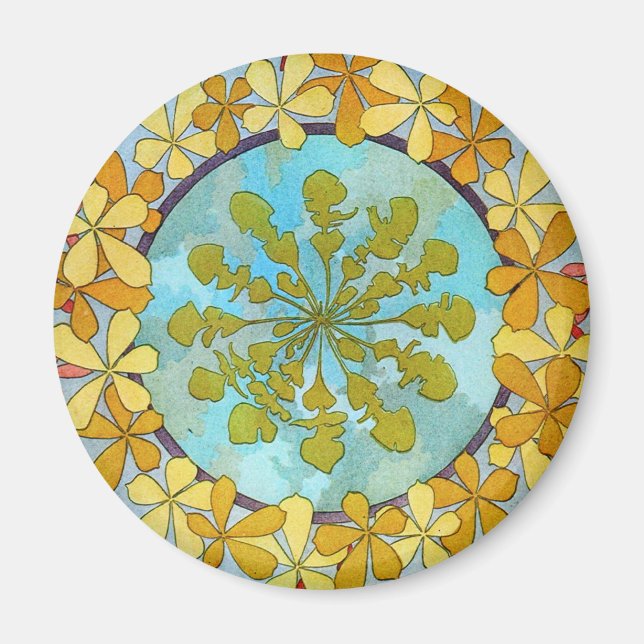 Íman Vintage Art Nouveau (Frente)