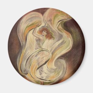 Íman Vintage Art Nouveau, La Loie Fuller Modern Dancer