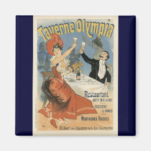 Íman Vintage Art Nouveau, Restaurante Taverne Olympia