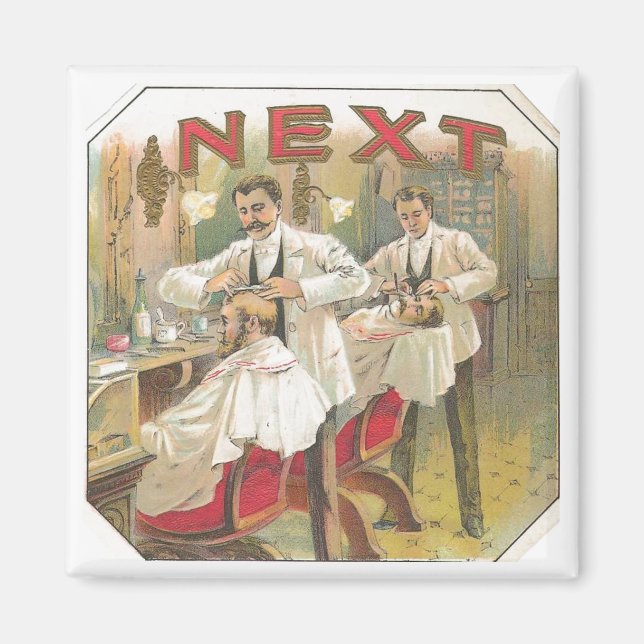 Íman Vintage Barber (Frente)