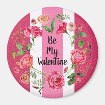 Vintage Be My Namorados Pink White Strike