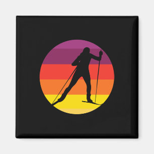 Íman Vintage Biathlon I Winter Sports Cross-country Ski