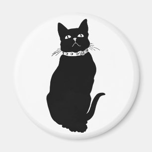 Íman Vintage Black Cat