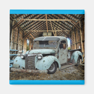 Íman Vintage Blue Truck