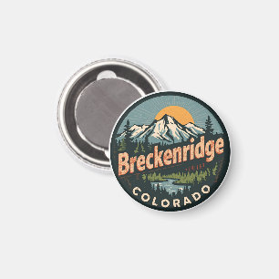 Íman Vintage Breckenridge Colorado Montanha Rochosa