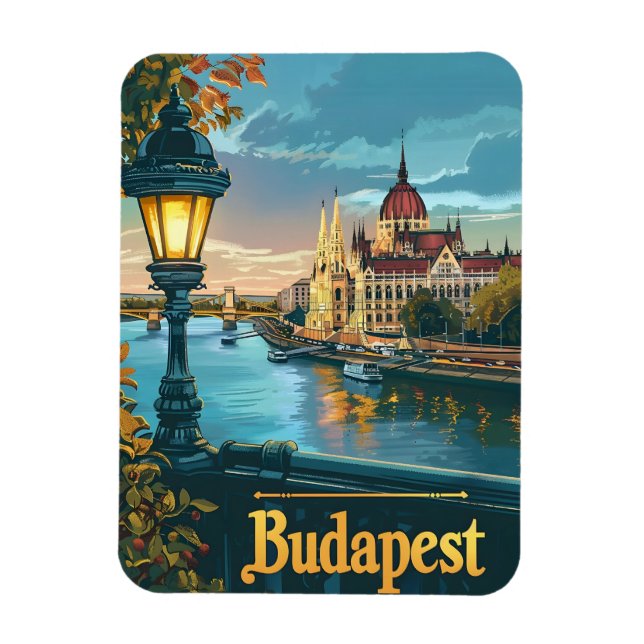 Íman Vintage Budapest (Vertical)