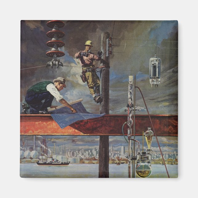 Íman Vintage Business, Arquitetos e Construção (Frente)