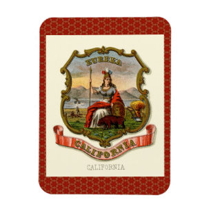 Íman Vintage California Casaco de Armas