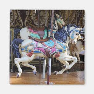 Íman Vintage Carousel Horse galloping II