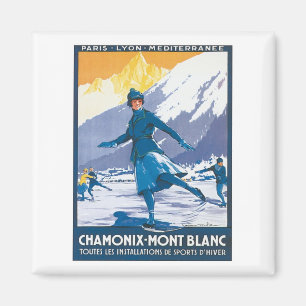 Íman Vintage Chamonix Mont Blanc