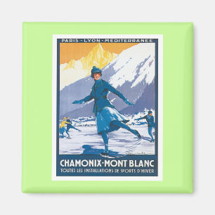 Íman Vintage Chamonix Mont Blanc