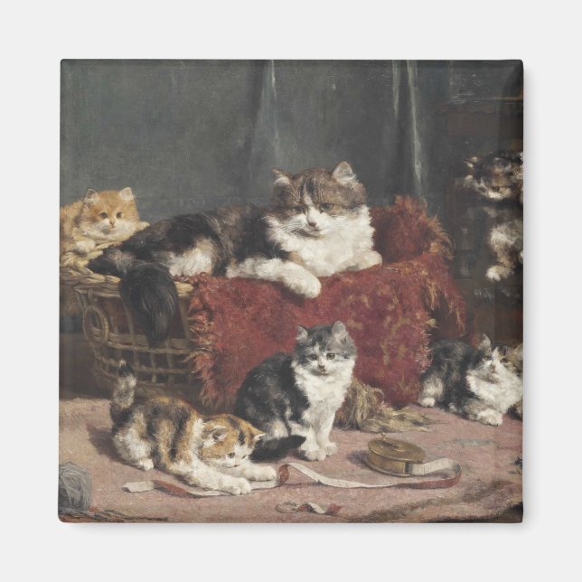 Íman Vintage Charles Van den Eycken Playtime (Frente)