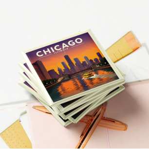 Íman Vintage Chicago Illinois