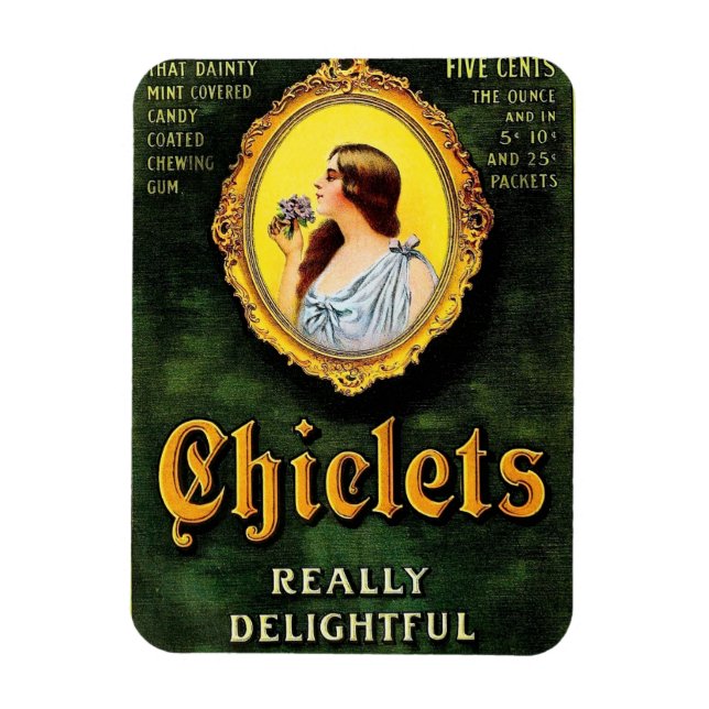 Íman Vintage Chiclets Ad (Vertical)