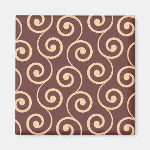 Íman Vintage Chocolate Swirl in Ouro Peach