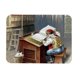 Íman Vintage Christmas, Saint Nicholas Naughty or Nice 