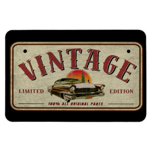 Íman Vintage Classic Car Limited Edition Partes origina