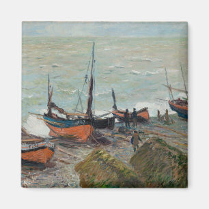 Íman Vintage Claude Monet Barcos De Pesca 