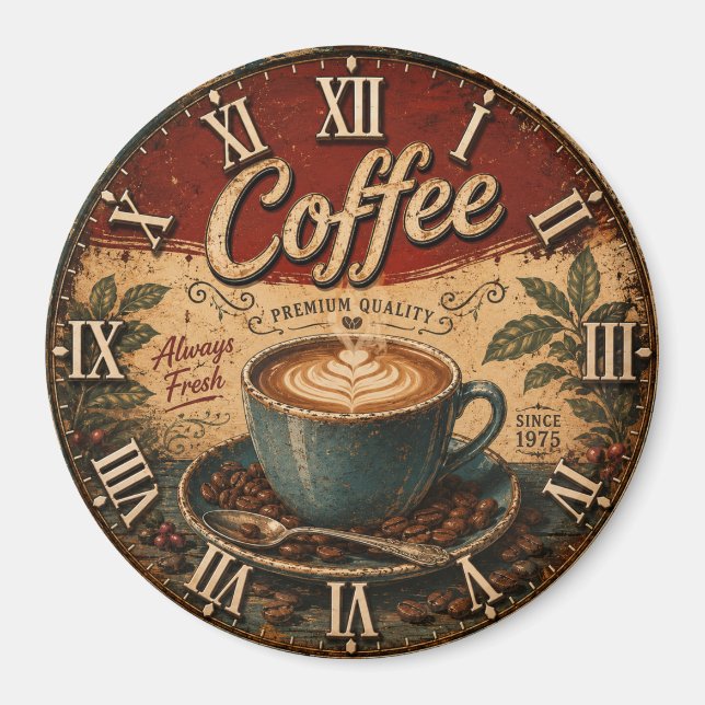 Íman Vintage Coffee  (Frente)