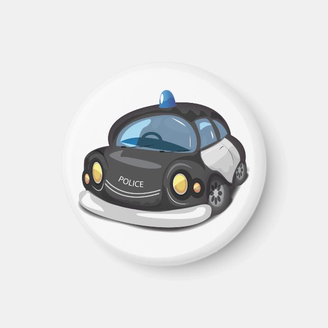 Íman Vintage Cop Car (Frente)