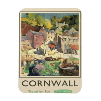 Íman Vintage Cornwall Viagem por Rail Imã de geladeira