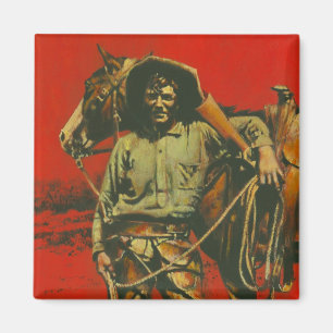 Íman Vintage Cowboy Magnet