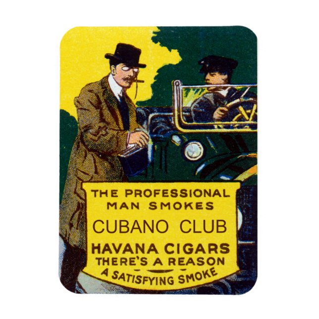 Íman Vintage Cubano Club Cigars (Vertical)