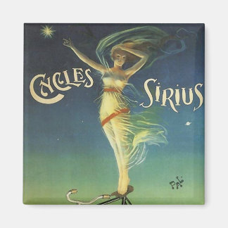 Íman Vintage Cycle Sirius Bicycle Poster
