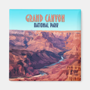 Íman Vintage da arizona do parque nacional do Grand