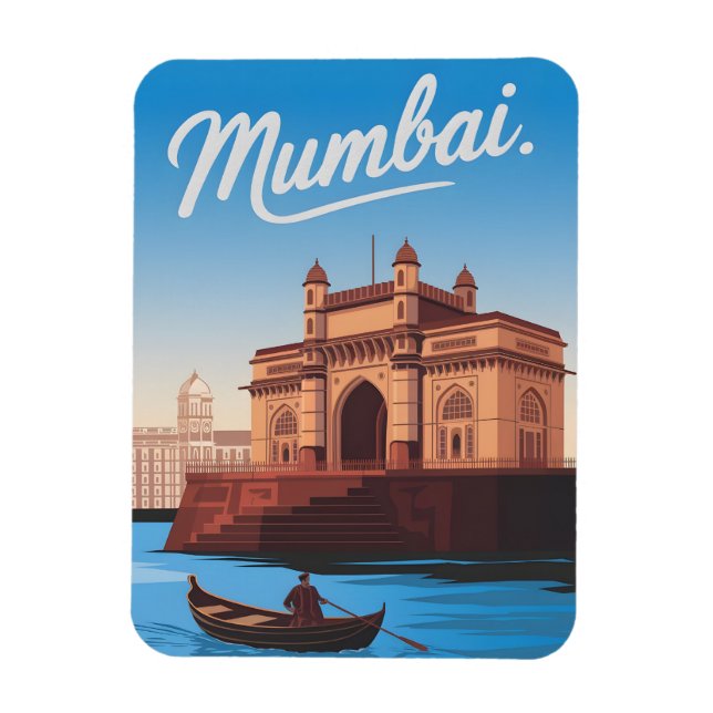 Íman Vintage de Mumbai (Vertical)