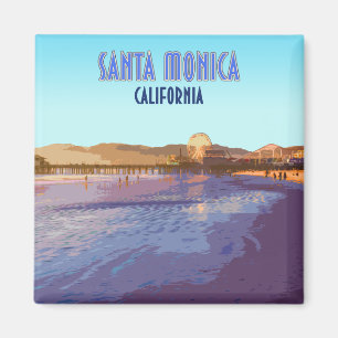 Íman Vintage de Santa Monica Los Angeles Califórnia