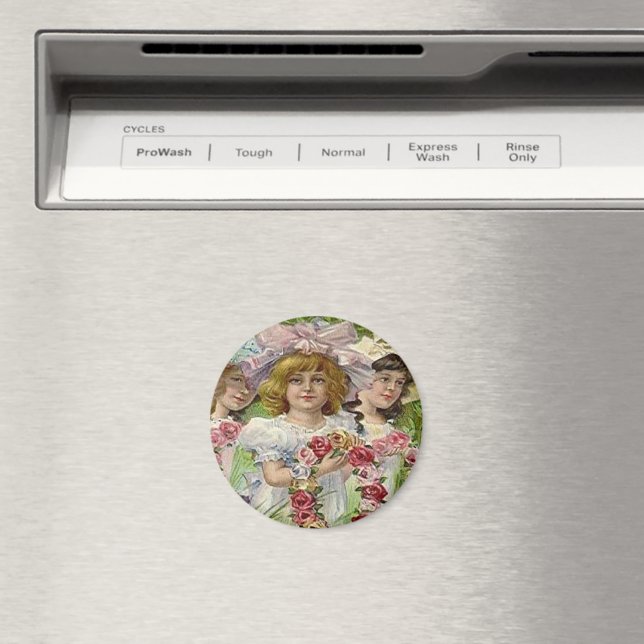 Íman Vintage Decoration Day Girls (In Situ (Dishwasher))