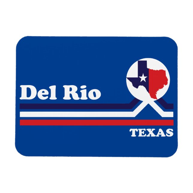 Íman Vintage Del Rio Texas (Horizontal)