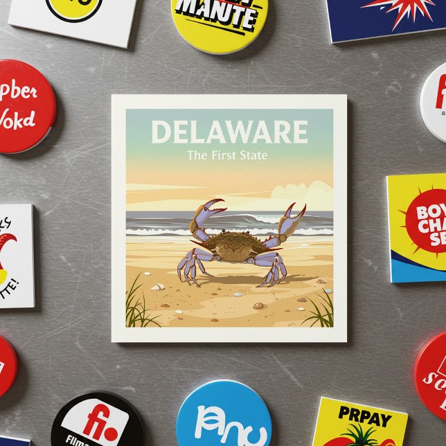 Íman Vintage Delaware (Criador carregado)