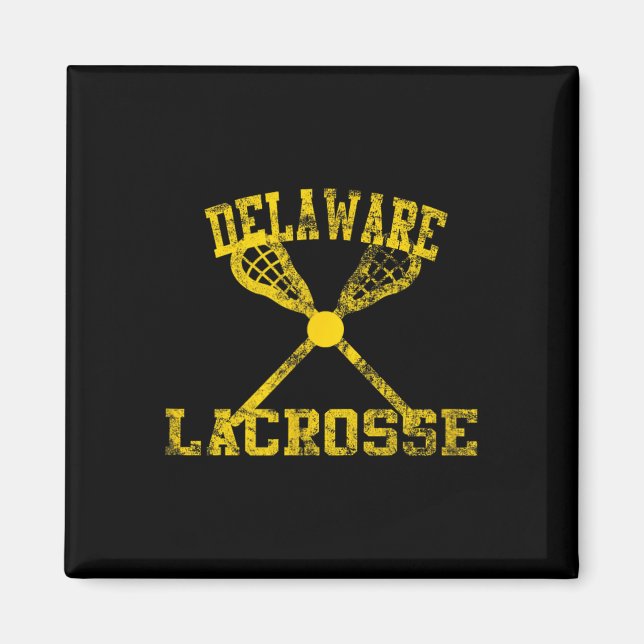 Íman Vintage Delaware Lacrosse (Frente)